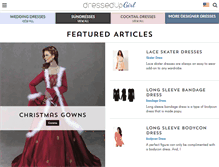 Tablet Screenshot of dressedupgirl.com